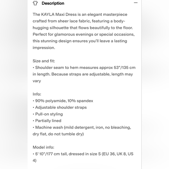 OW COLLLECTION Kayla Maxi Dress. Currently Online For $180. NWT - Picture 9 of 15